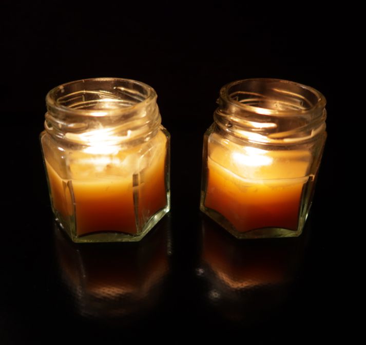 Jar Tea Light Candle The Elmer Honey Co.
